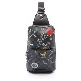 Bolsa Avenue Sling Louis Vuitton Preto Multicor