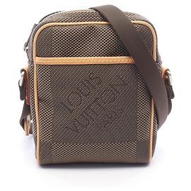 Borsa a tracolla Louis Vuitton Mini Citadin Marrone Altro Damier ebene