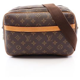 Bolsa de Ombro Louis Vuitton Reporter PM Monogram Marrom Monograma
