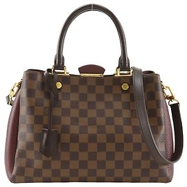Sac à épaule Louis Vuitton Brittany Marron Bordeaux
