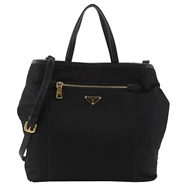 Prada 2-Way Schultertasche BN2282 Schwarz
