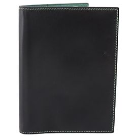 Hermès Capa de Agenda Simple Agenda em couro GM Hermes Preto