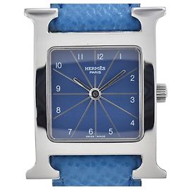 Hermès Hermes Heure H Quartz Metallo Placcato e Pelle 21 Altro