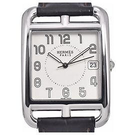 Hermès Hermes Cape Cod Quartz Stainless Steel and Leather 33 Outro