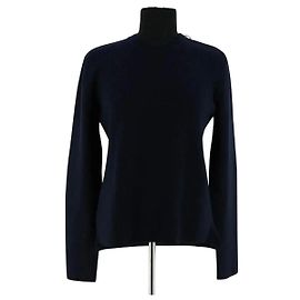 Camisola de lã azul Céline M Azul