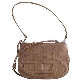 Diesel 1DR Twin shoulder bag brown Brown
