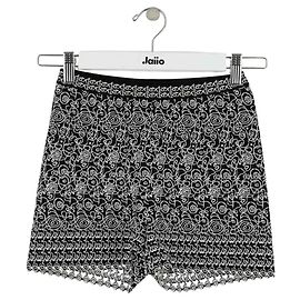 Alaïa black viscose mini shorts Black