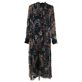 Isabel Marant Kleid aus blauer Seide Blau