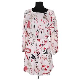 Ba&Sh White Viscose Dress White