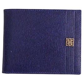 Cartera Givenchy de cuero azul marino Azul marino