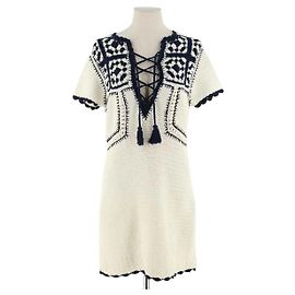 Vestido de algodón blanco Zadig & Voltaire Blanco