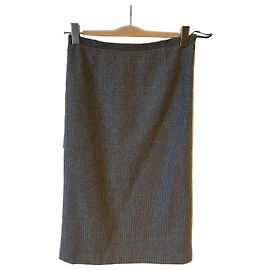 Jupe Miu Miu grise T.36 Gris