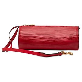 Louis Vuitton Epi Pochette Papillon Handtasche rot Rot