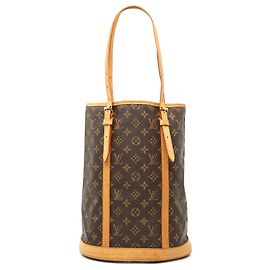 Louis Vuitton Monogram Bucket GM Marrón Castaño