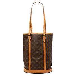 Louis Vuitton Monogram Bucket GM Marron Marron