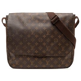 Sac bandoulière Louis Vuitton Monogram Beaubourg Messenger MM Marron Marron