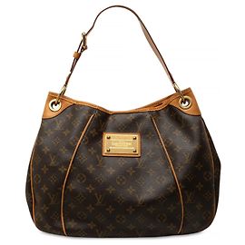 Sac à épaule Louis Vuitton Monogram Galliera PM Marron Marron