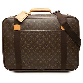 Louis Vuitton Monogram Satellite 53 Reisetasche Braun Braun