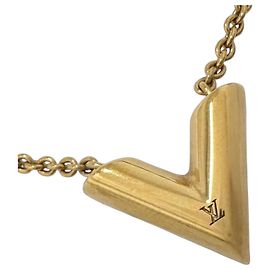 Collar Essential V Louis Vuitton Dorado