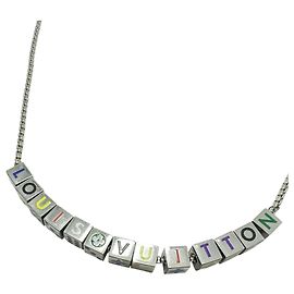 Louis Vuitton Collana LV Play It Necklace Argento