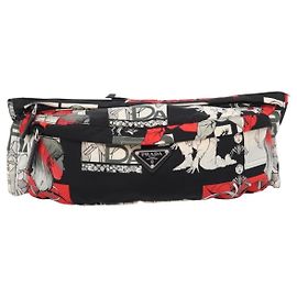 Prada Zip Waist Printed Tessuto Small Multicolor
