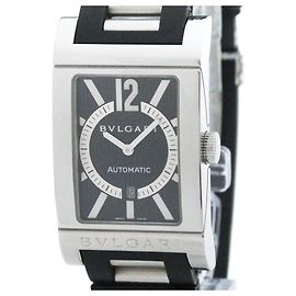 Bulgari Bvlgari Rettangolo Steel Rubber Automatic Watch RT45S Other