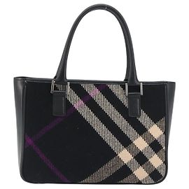 Burberry Nova Check en laine Noir