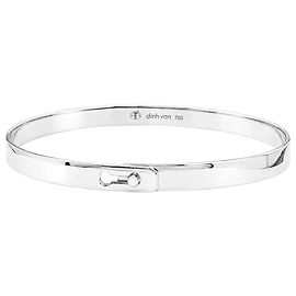 Pulsera Dinh Van, "Serrure", oro blanco. Otro