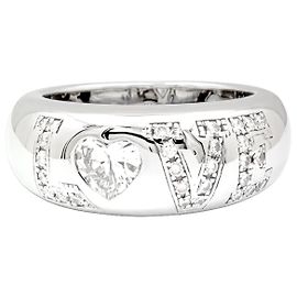 Anello Chopard "LOVE" oro bianco e diamanti. Altro