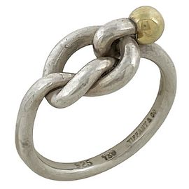 Autre Marque Tiffany & Co. Love Knot Ring Silber Golden
