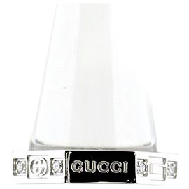 Anello Octagon Band Gucci con diamanti Altro
