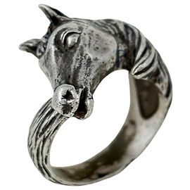 Anello Cheval in argento Hermès Argento