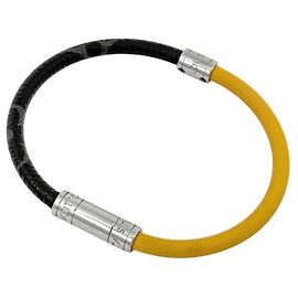 Pulsera Louis Vuitton Neo Split Monogram Eclipse Negro Amarillo