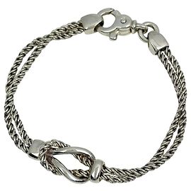 Autre Marque Bracelet Knot Double Rope Tiffany & Co. Argenté