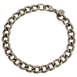 Autre Marque Tiffany & Co. Twisted Rope Chain Bracelet Silvery