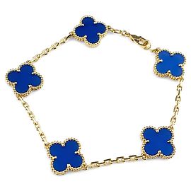 Bracciale Van Cleef & Arpels Vintage Alhambra 5P in oro giallo Altro