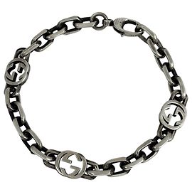 Pulsera con dije Interlocking G en plata de Gucci Plata