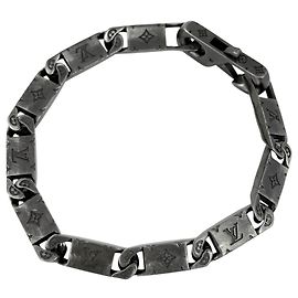 Louis Vuitton Silver Charm Bracelet Silvery