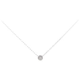 Autre Marque Collar de diamantes Pt900 Pt850 Plata