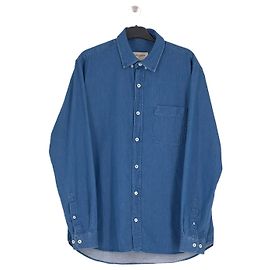 Autre Marque Blaues Baumwollhemd Blau