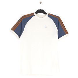 Adidas White Cotton T-shirt White