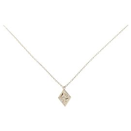 Autre Marque Collar de oro amarillo K10 y diamantes Dorado