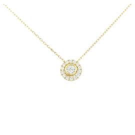 Autre Marque Diamantenhalskette Au750 Golden