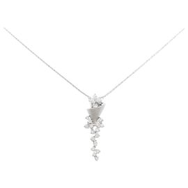 Autre Marque Colar de Diamantes Au750 Prata