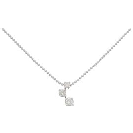 Autre Marque Collana di Diamanti Au750 Argento