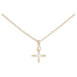 Autre Marque Collana di Diamanti Au750 Rosa