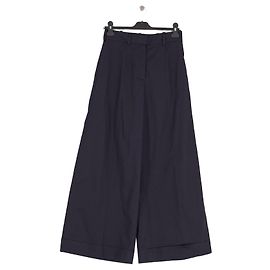 Cos Baumwollhose in Marineblau Marineblau