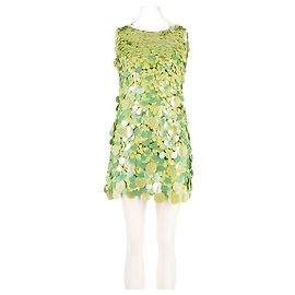 Autre Marque Green sequin sleeveless short dress Green