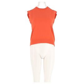 Autre Marque Polo sin mangas de algodón naranja ALYSI Naranja