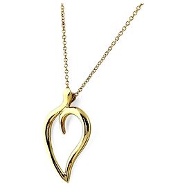 Autre Marque Collier pendentif Leaf en or jaune Tiffany & Co. Autre
